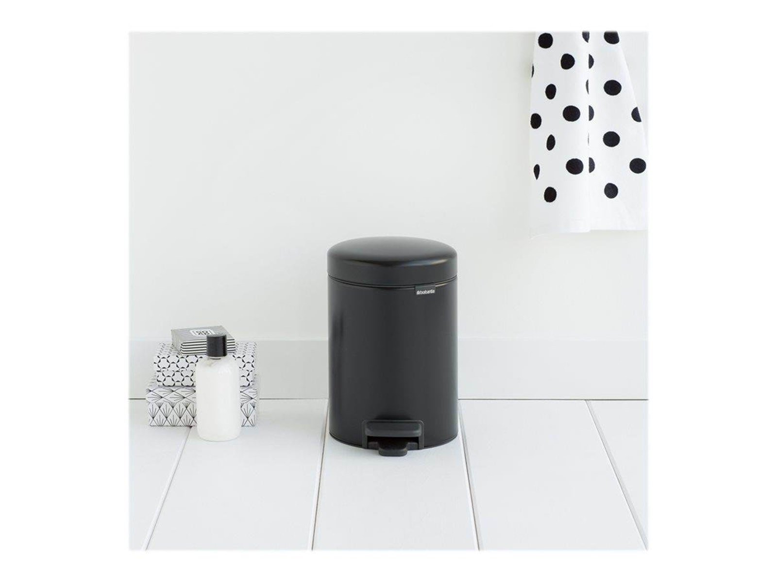 brabantia newIcon - rubbish bin - 3 L - matte black brabantia newIcon - rubbish bin - 3 L - matte black